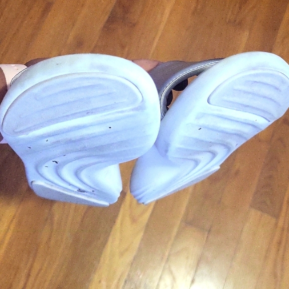 Cole Haan Silver Slide Sandals - Picture 8 of 10